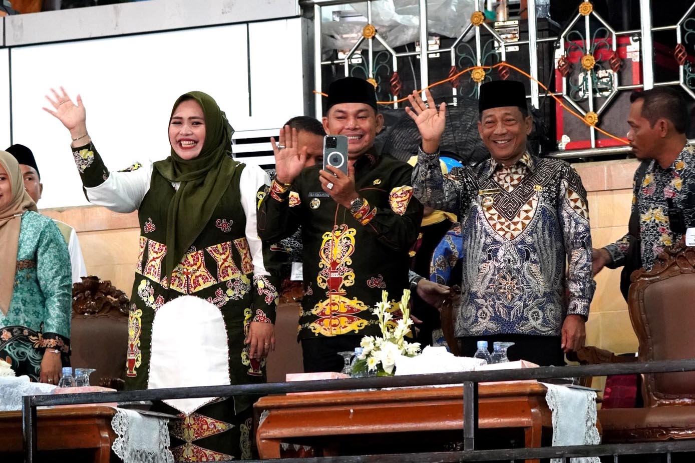 Bupati dan Wabup Mura Hadiri Pembukaan MTQH ke-XXXIII Tingkat Provinsi Kalteng
