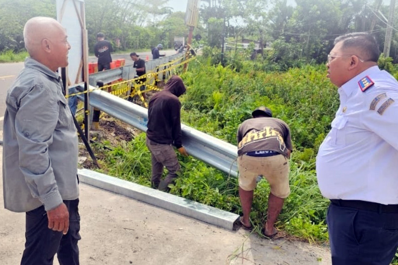 Langkah Dishub Kalteng Tingkatkan Keselamatan Berlalu Lintas di Jalan G. Obos Ujung