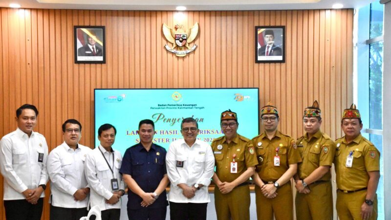 Pemprov dan DPRD Kalteng Terima LHP Semester II Tahun 2025 dari BPK