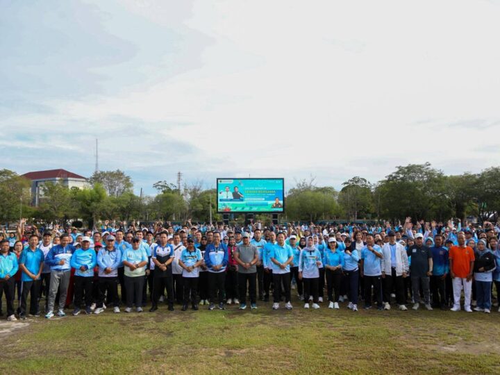 Pemprov Kalteng Gelar Jalan Sehat dan Senam Pagi Peringati Hari Desa Nasional 2026