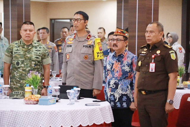 Pemprov Kalteng Ikuti Peresmian 1.179 SPPG dan Gudang Pangan Polri Secara Virtual