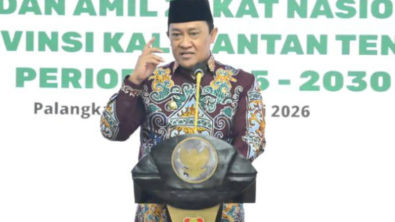Wagub Tekankan Pimpinan BAZNAS Kalteng Dapat Jalankan Tugas dengan Penuh Integritas dan Profesionalitas