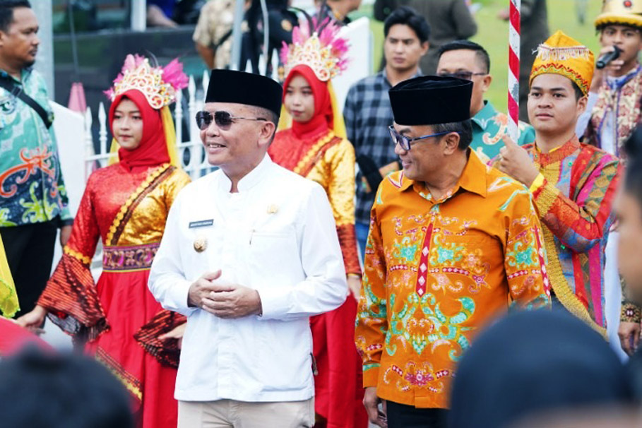 Gubernur Kalteng Lepas Peserta Pawai Tarhib Ramadan 1447 H