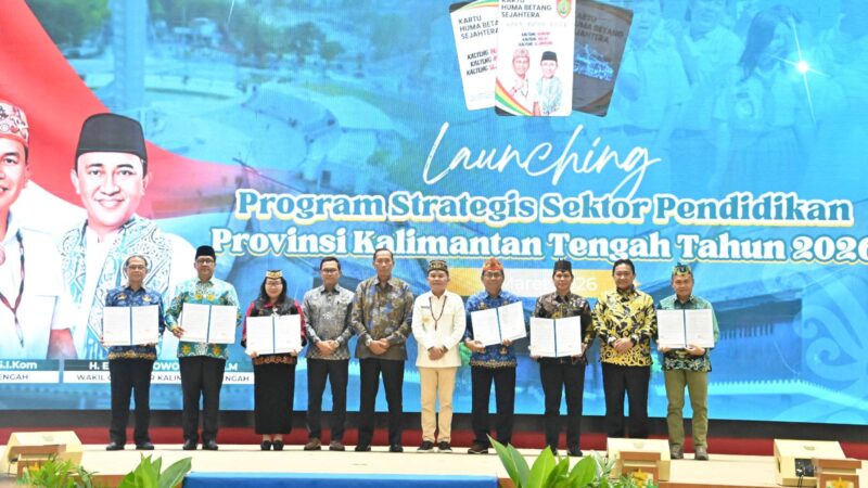 Pemprov Kalteng Luncurkan Program Strategis, Tingkatkan Akses dan Kualitas Pendidikan di Bumi Tambun Bungai
