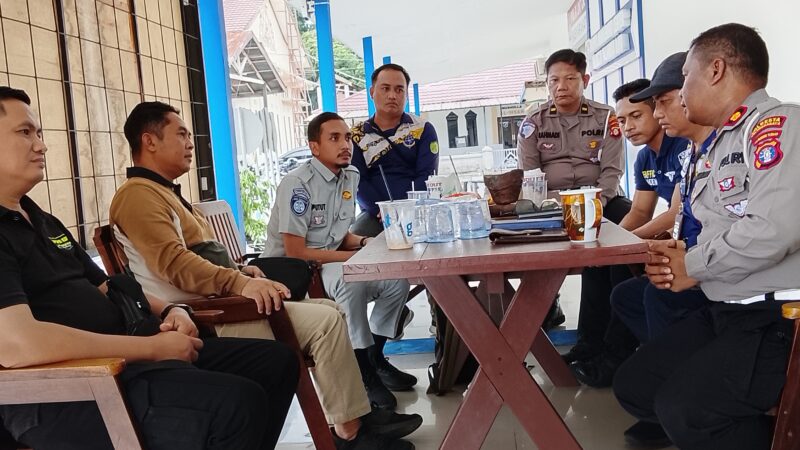 CEGAH LAKA DAN TERTlIBKAN BALI SATLANTAS POLRESTA PALANGKA RAYA LAKUKAN KORDINASI  3 INSTANSI