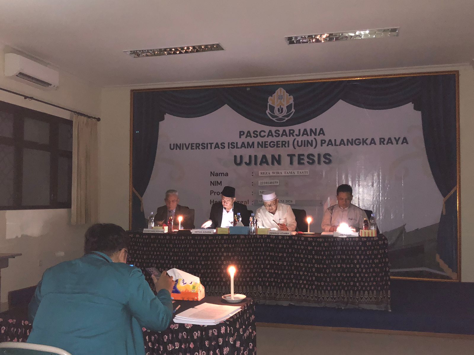 MATLIS UJIAN TESIS TETAP BERJALAN
